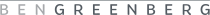 Horizontal version of Ben Greenberg's personal logo